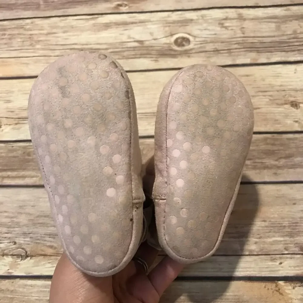 Disney Princess Soft Sole Pink & Gold Booties